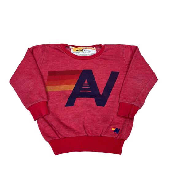 Aviator Nation Other - Aviator Nation Big Logo Pullover Sweatshirt Kid's Toddler Size 2